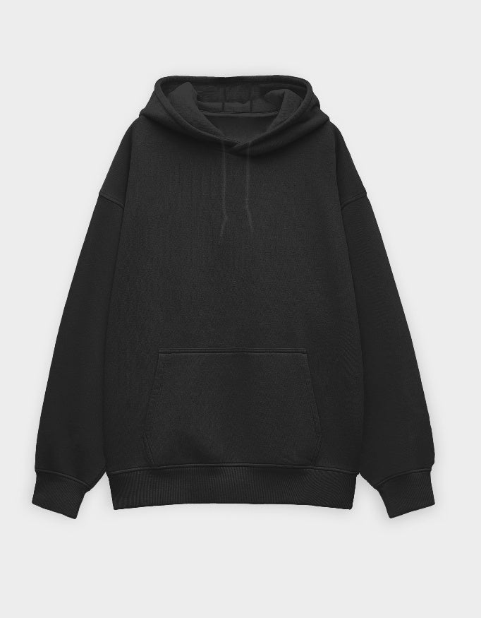 Unisex Oversized Solid Hoodie