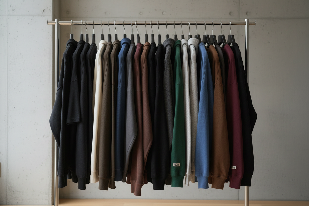 add more t-shirts, hoodies & sweatshirts